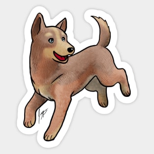 Dog - Australian Cattle Dog - Red Heeler Sticker